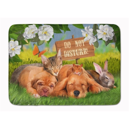 Carolines Treasures Golden Retriever and Sharpei Machine Washable Memory Foam Mat PTW2048RUG